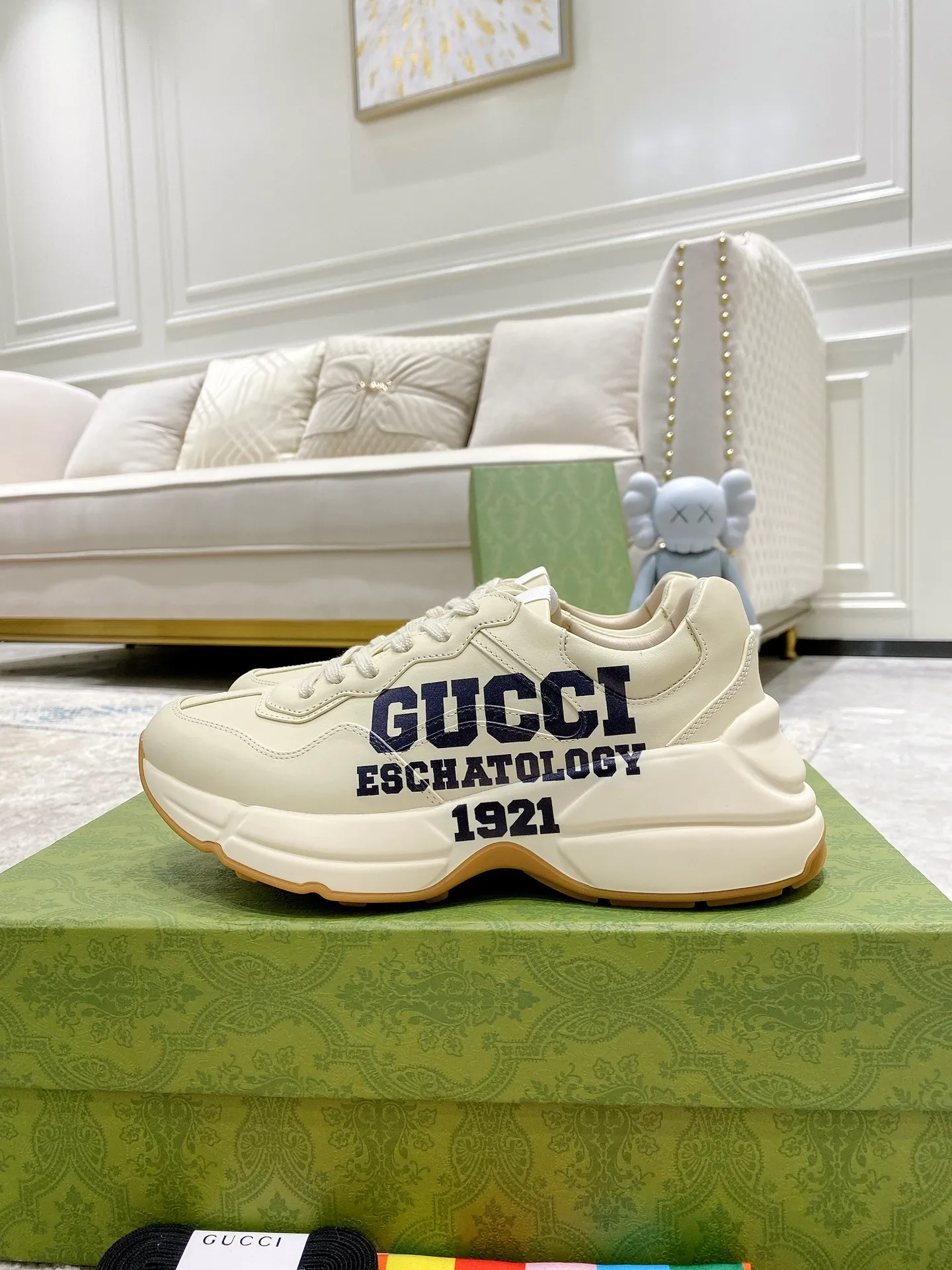 👟👟Ex-factory price 480👟👟 Women's shoes, women's clothing GUCCI Gucci dad shoes. The original disassembly took more than 3 months to develop 1:1. The version has been upgraded again, with chips, packaging, imported cowhide, and all made with computerized cars. Couple 👫 style 🔜Versatile in all seasons 🔜 Fashion 🔜 Personality 🔜 Different 🔵More than 20 layouts in the full series, welcome to consult pictures Outsole: The latest original development T👟👟Ex-factory price U vacuum Upper: Imported cowhide🐮 Lining: Original A mixed sheepskin🐏 Feet: Original A grade mixed sheepskin 💯Full set of packaging Medium and low belt LOGO code number: Women's code 35-40 Men's code 38-45 (38 45 customized